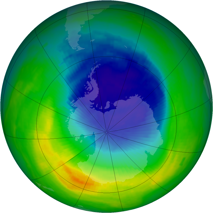 Ozone Map 1991-10-29